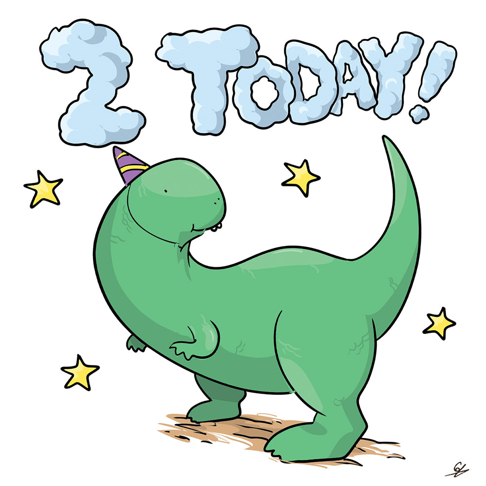 2nd Birthday Dinosaur