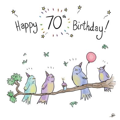 70th Birthday Birds