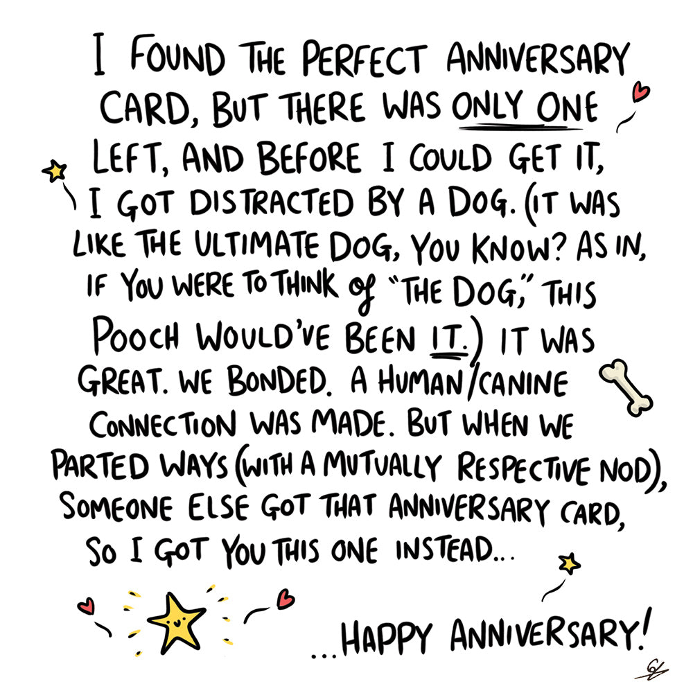 Happy Anniversary Awesome Dog