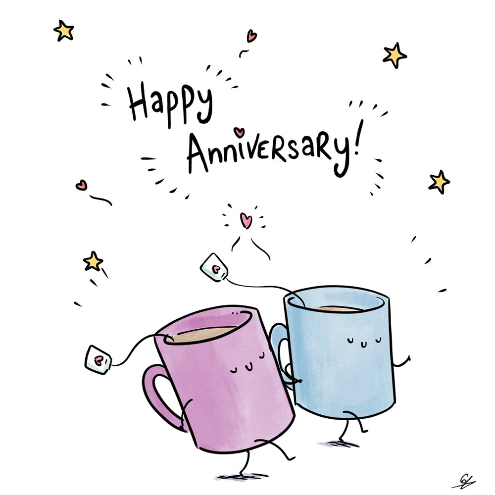 Happy Anniversary Mugs