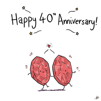 Happy Anniversary Ruby 40th