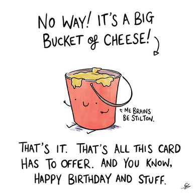 Bucket of Cheese Birthday