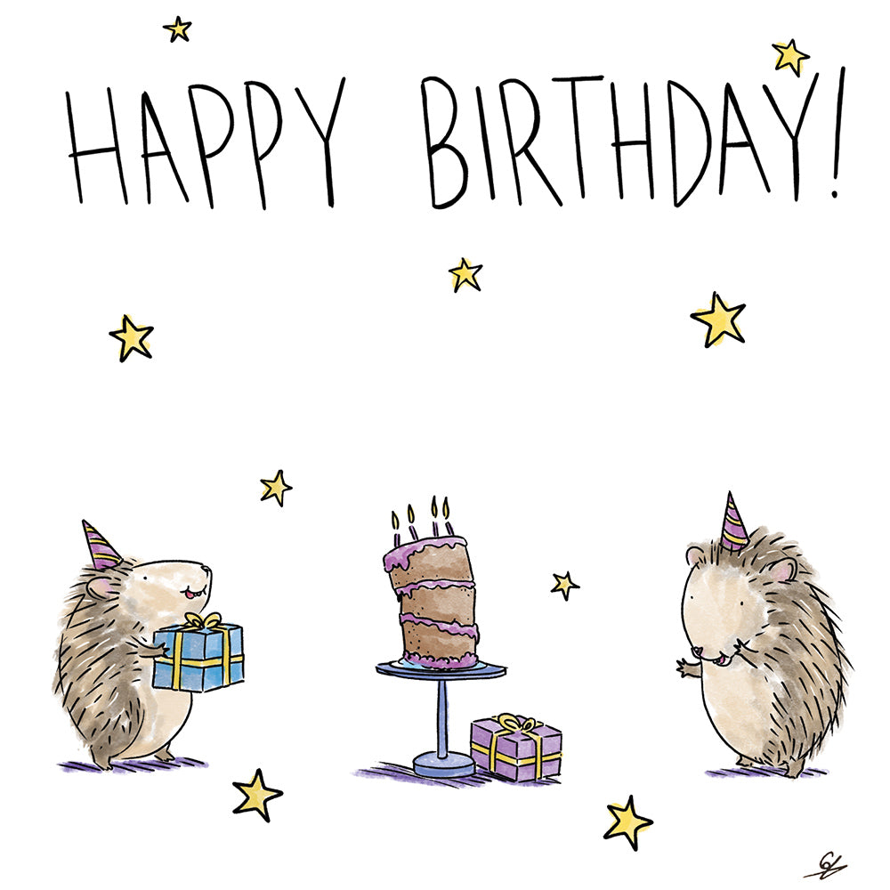 Happy Birthday Hedgehogs
