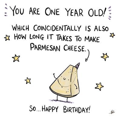 1st Birthday Parmesean