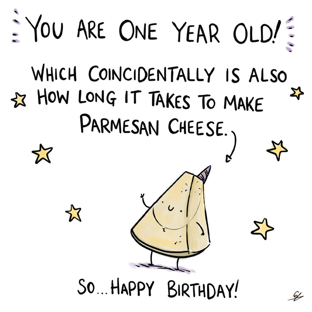 1st Birthday Parmesean
