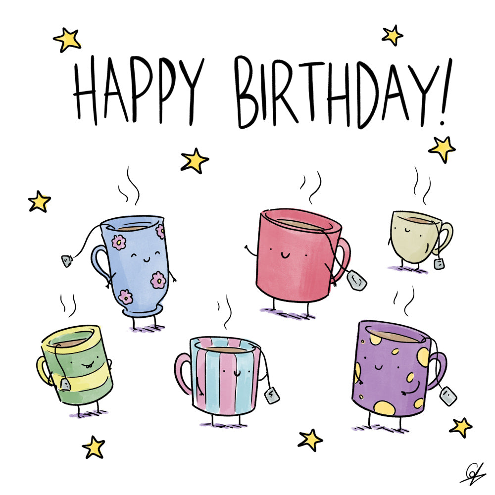 Happy Birthday Cups and Mugs