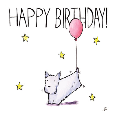Terrier Dog Balloon Birthday