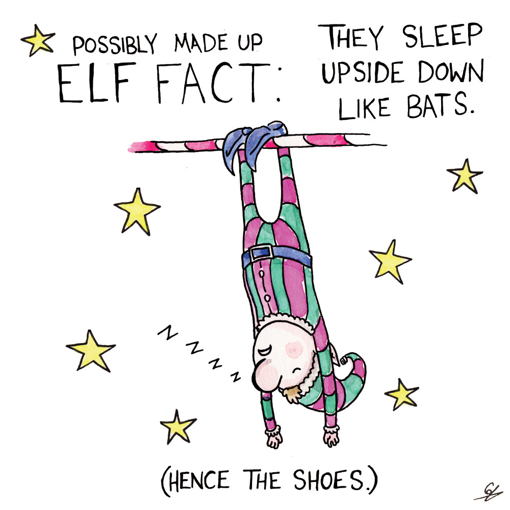 Elf Fact - Sleeping