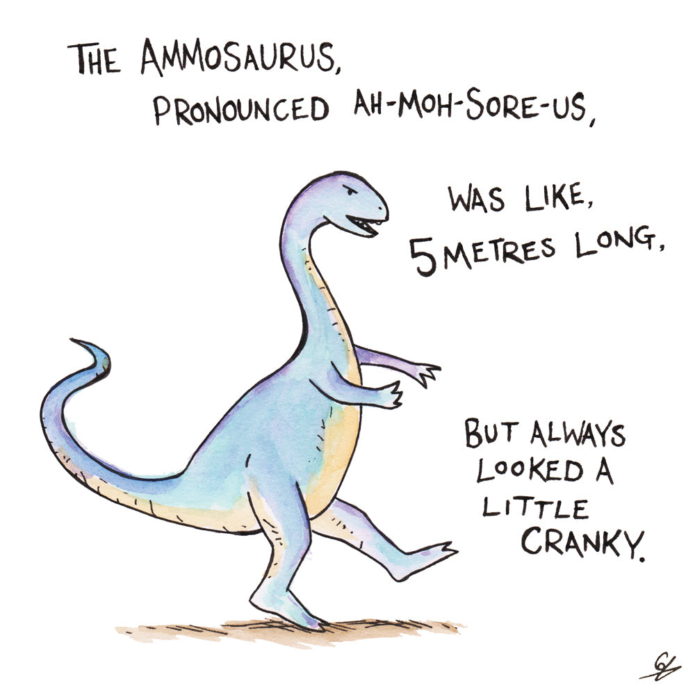 The Cranky Ammosaurus