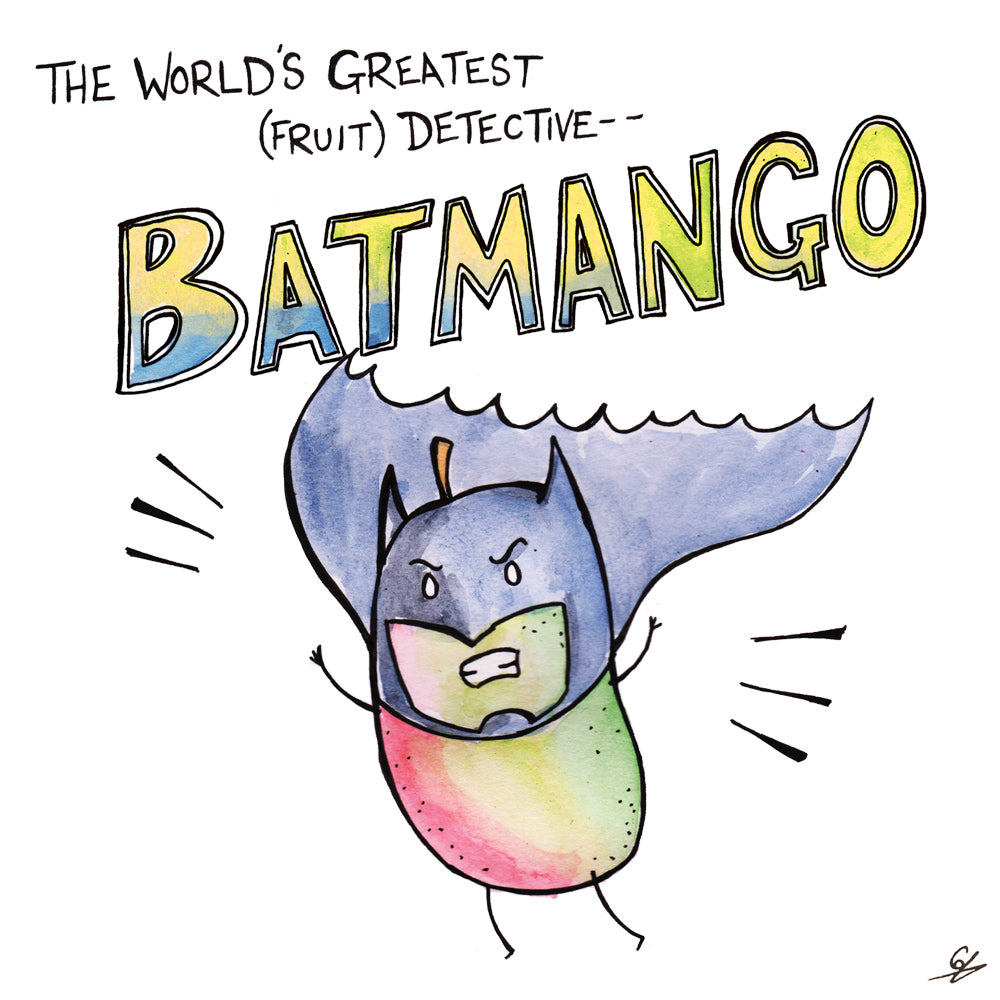 The world's greatest (fruit) detective -- Batmango