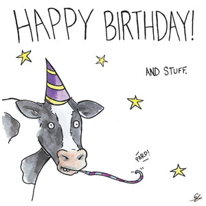 Happy Birthday Cow (and stuff)