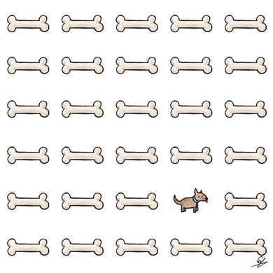 Bones and a Dog
