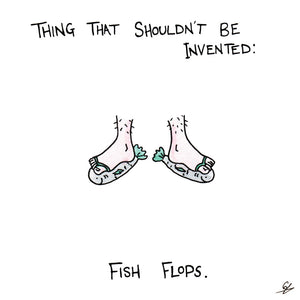 Fish Flops Greeting Card