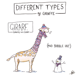 Girarf - A Giraffe in a Scarf