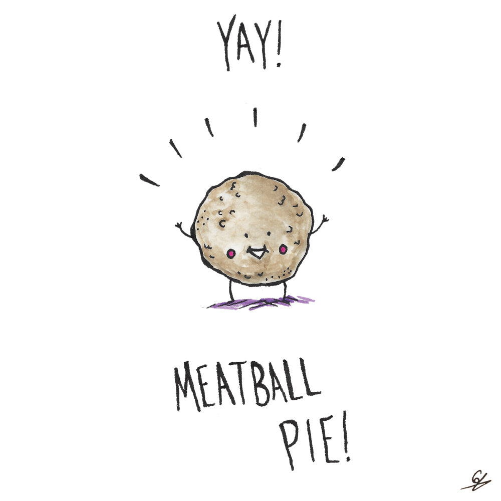 Yay! Meatball Pie!