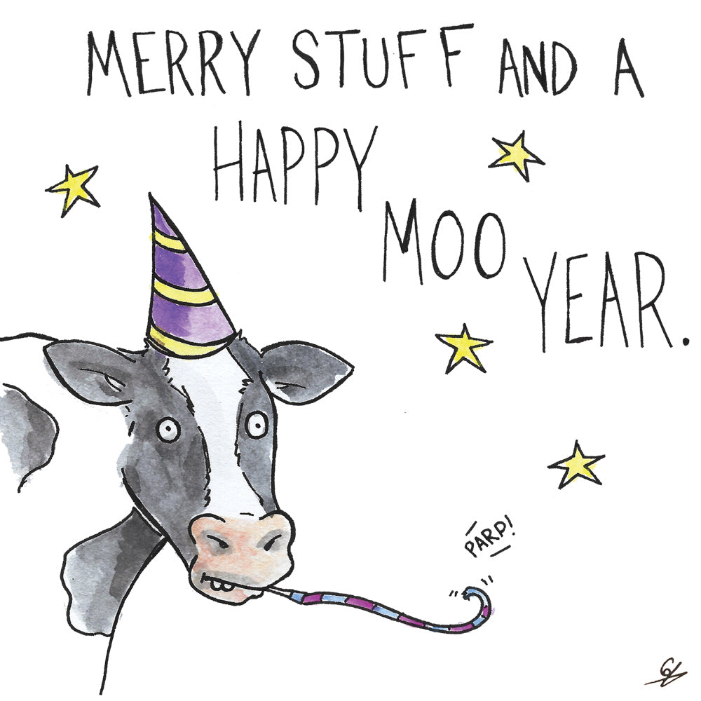 Merry Stuff and a Happy Moo Year