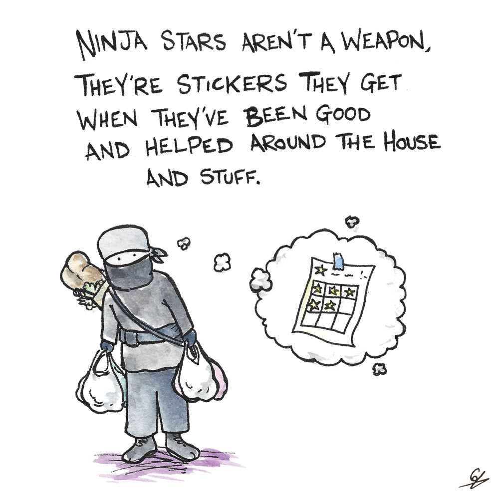 Ninja Stars are rewards for doing good things.