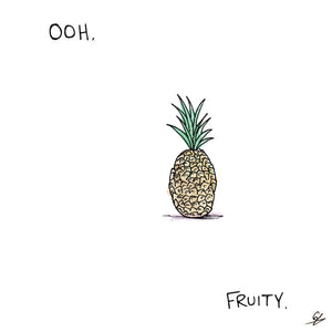 Ooh Fruity Pineapple Card