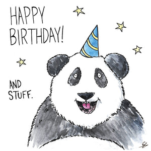 Happy Birthday and Stuff - Panda