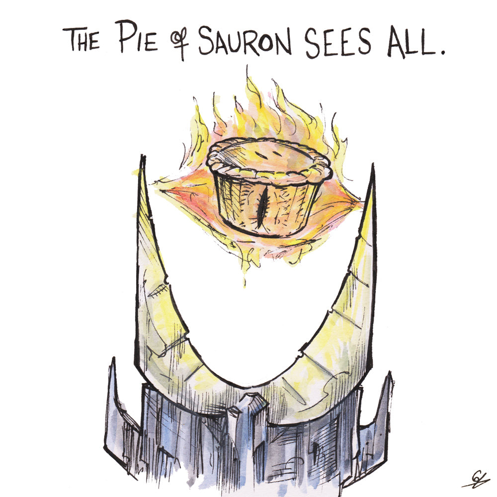 The Pie of Sauron Sees All.