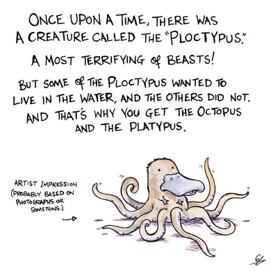 Half Octopus, half Platypus, all Ploctypus.