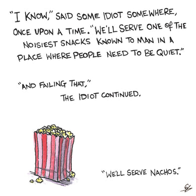 The Invention of Popcorn in Cinemas