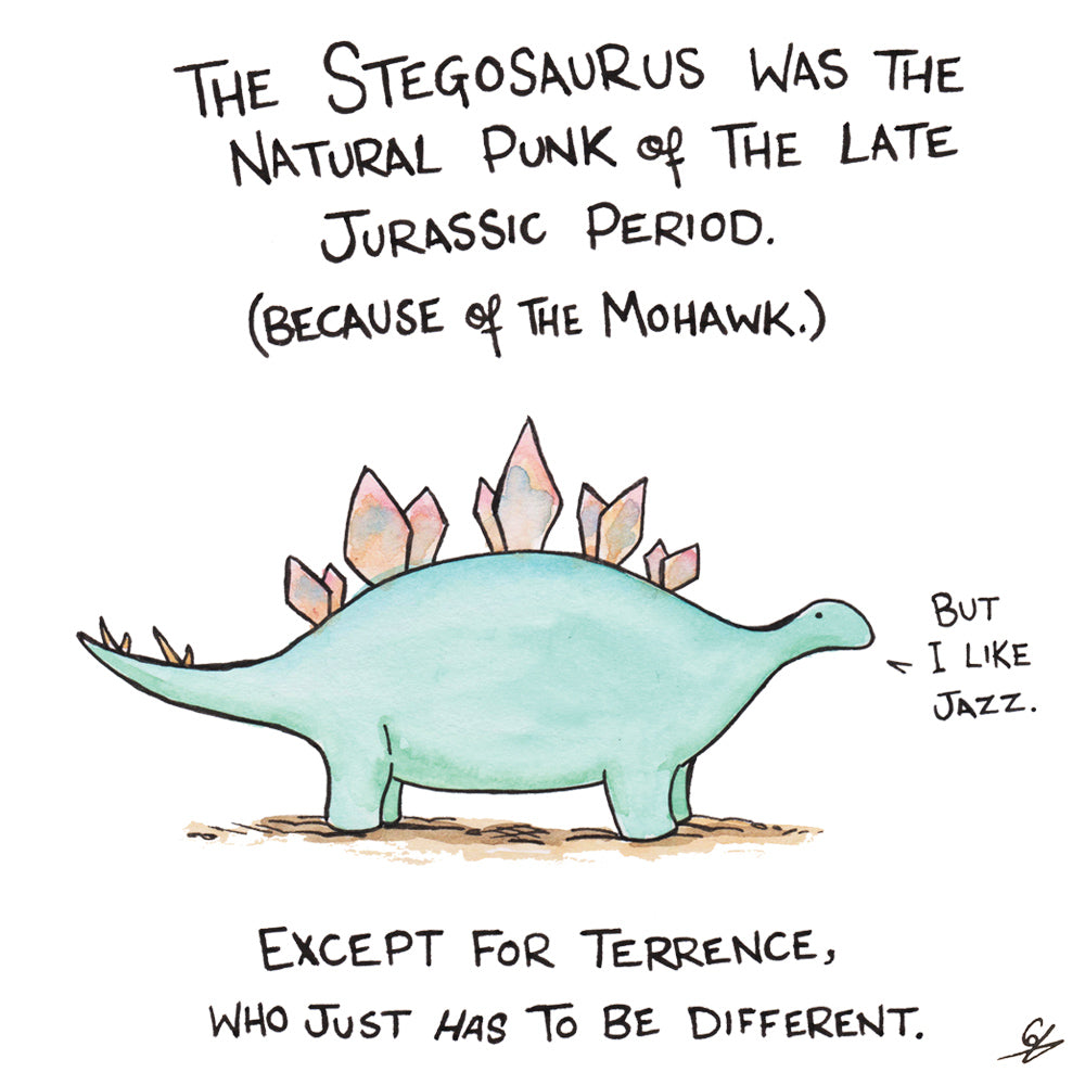 Punk Stegosaurus