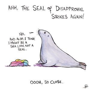 Ahh, the Seal of Disapproval strikes again!