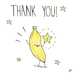 It's a Banana holding a star - Thank You!