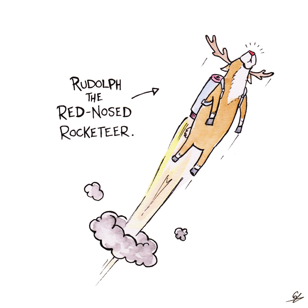 Rudolph the Red-Nosed Rocketeer.
