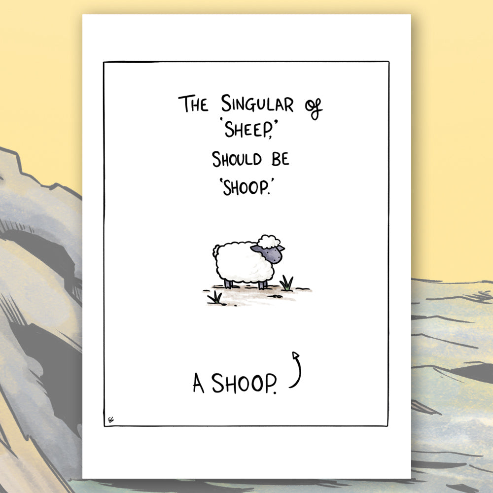 Shoop - A3 Print – Tea Ink
